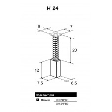 Щетка угольная Hitachi H 24