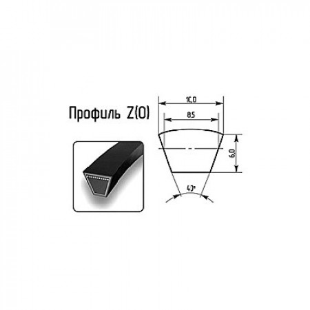 Ремень клиновой Z-600