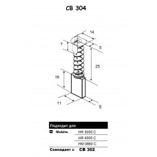 Щетка угольная  CB-304